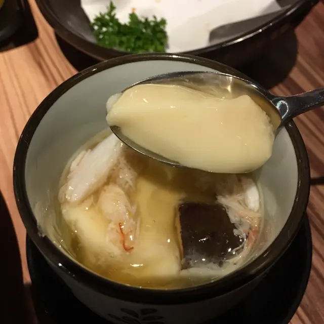 蟹肉蒸蛋
