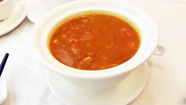 南瓜蟹粉魚翅盅