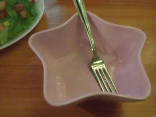 用餐的餐具都是星星架~