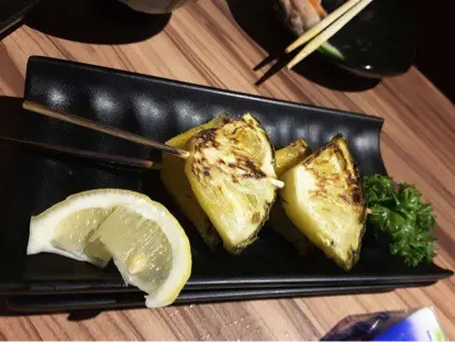 燒菠蘿  很香甜