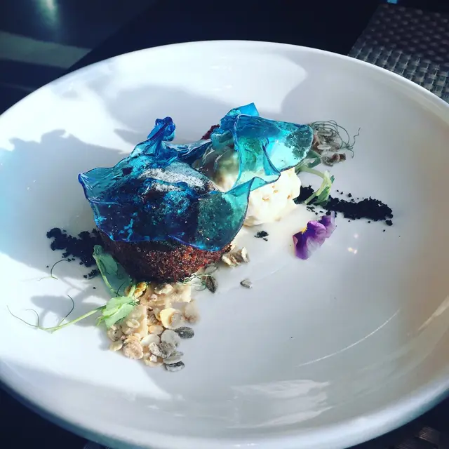 焦糖雪糕加上香蕉布郎尼甜度剛剛好