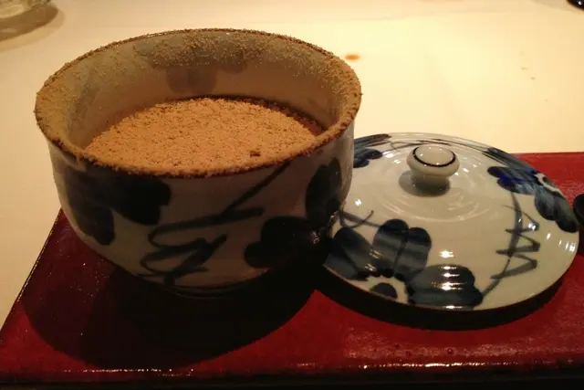 Black Sesame Blancmange