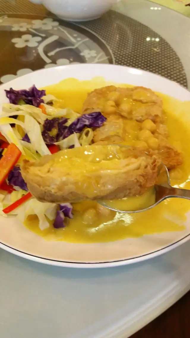 唔油，外脆內軟，初頭以為係栗米汁，睇相好似😂