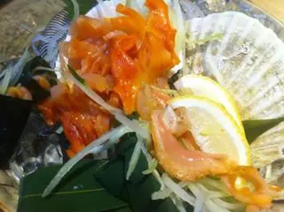 活赤贝刺身