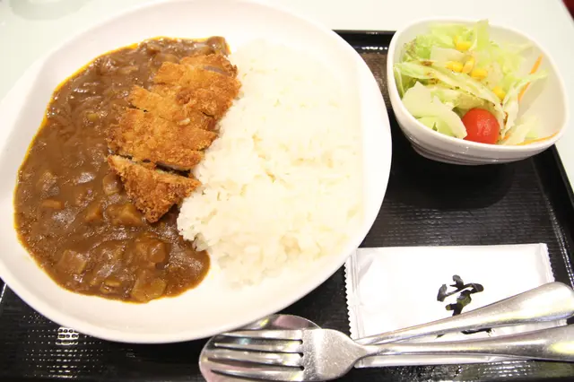 咖哩炸豬扒飯