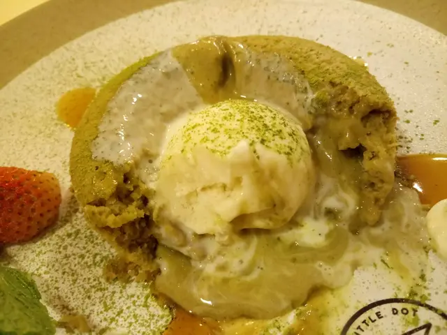 宇治綠茶流心厚鬆餅