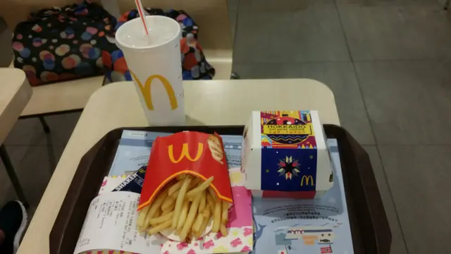 北海道三文魚·牛堡餐（加大）