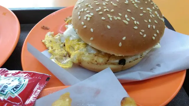 芝士蛋漢堡