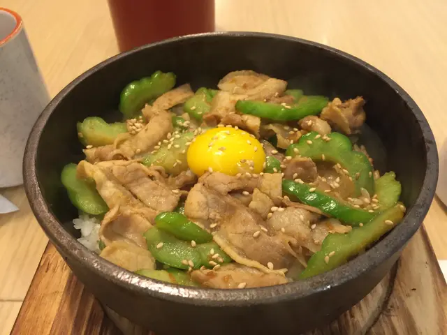 苦瓜豚肉釜飯
