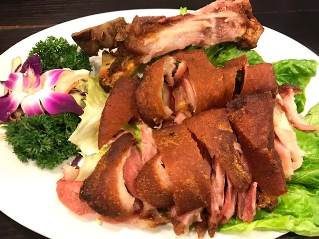 蒙式燒烤脆豬手