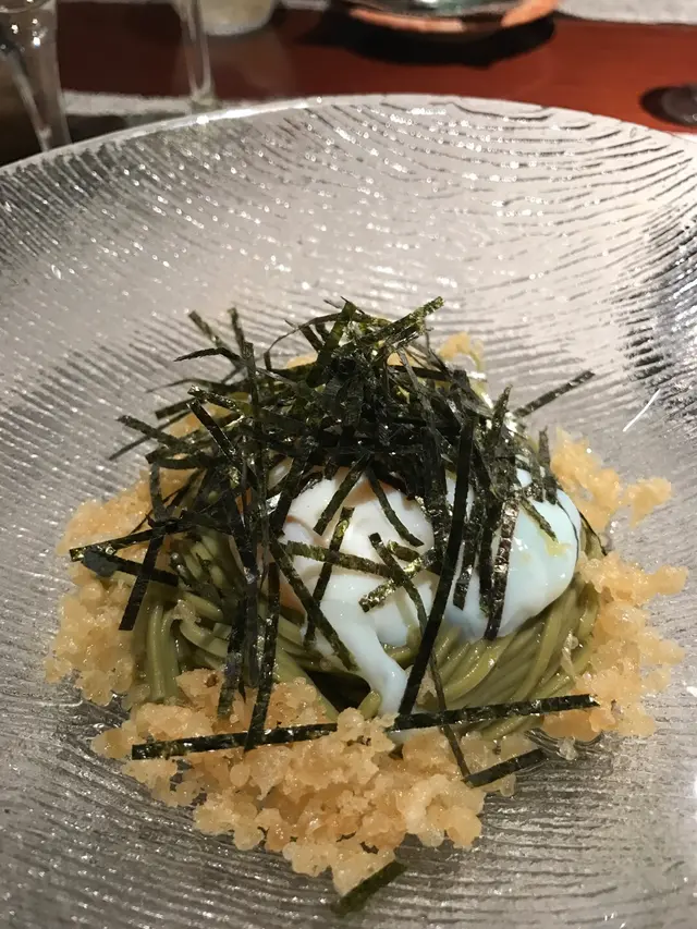 溫泉蛋綠茶橋麥麪