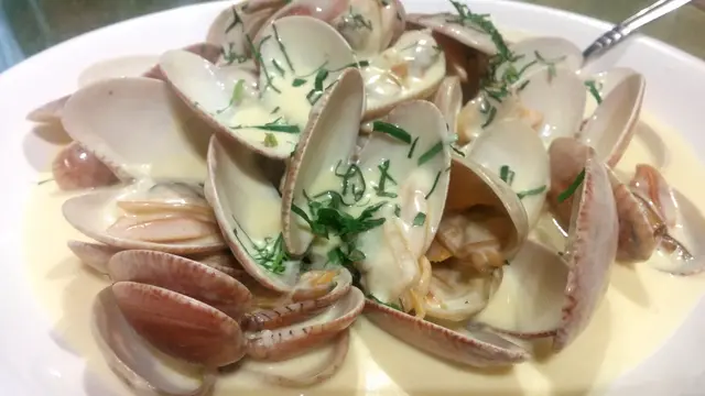 白酒忌廉煮花甲