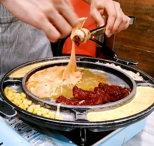 火焰芝士拉豬仔骨