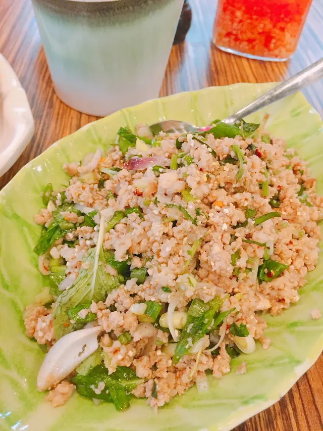 青檸肉碎生菜包-小辣