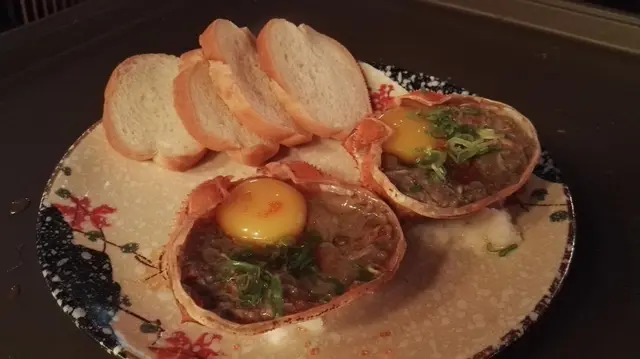 浜燒四人前 - 蟹肉蟹膏甲羅燒 