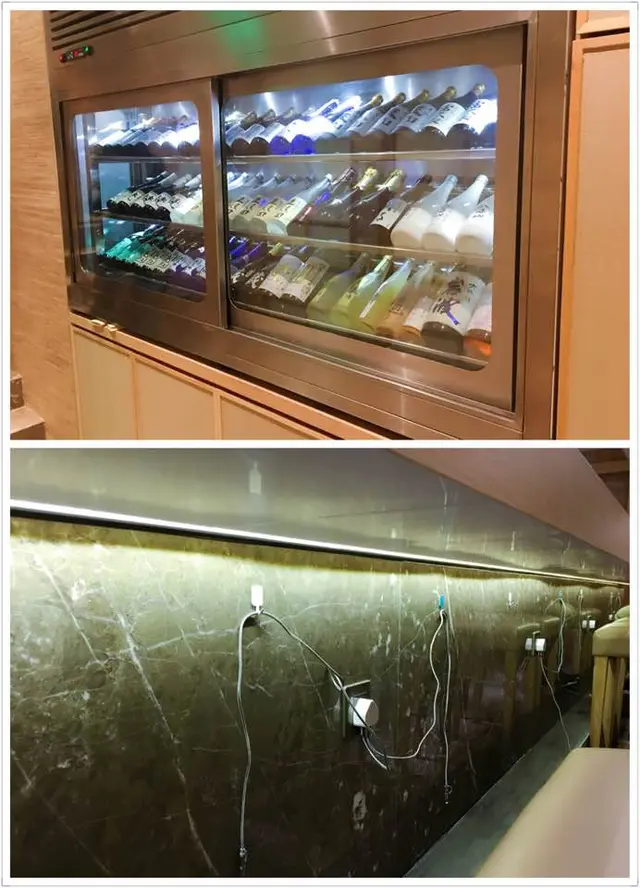 上圖:酒櫃裝係門口位置。
下圖:叉電線係櫈底,好方便!!!