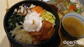 辣炒章魚石鍋飯定食 - 屯門的漁匡寿司