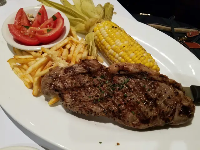 medium牛排好味，薯條一般