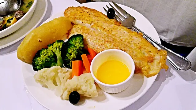 牛油檸檬汁龍脷柳