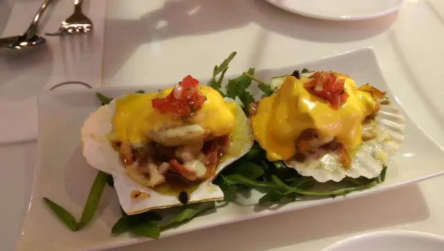 芝士煙肉焗扇貝