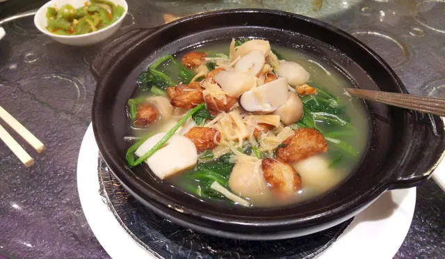 配料還有乾瑤柱和蘑菇