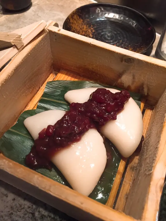 年糕非常煙韌 但紅豆過甜