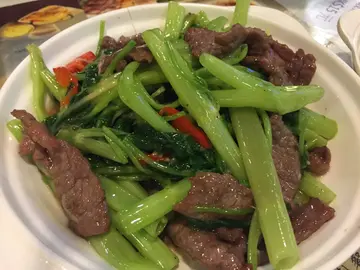 焦思腐乳通菜牛肉