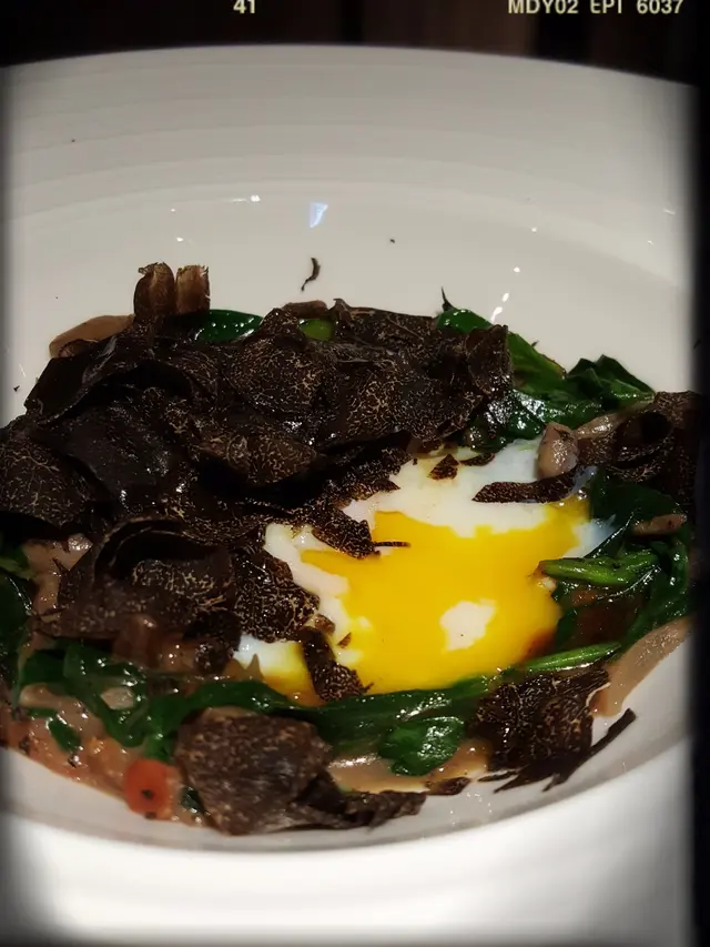 Soft Egg with Mixed Mushroom and Black Truffle（$348）