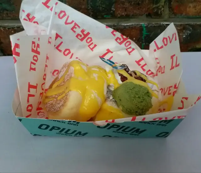 梳芙厘班戟(紅豆綠茶慕思味)