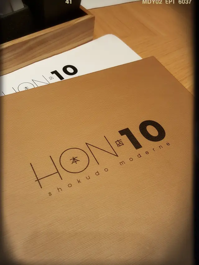HON10 餐牌