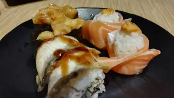 黑松露海胆花之卷,紫薯鳗鱼卷