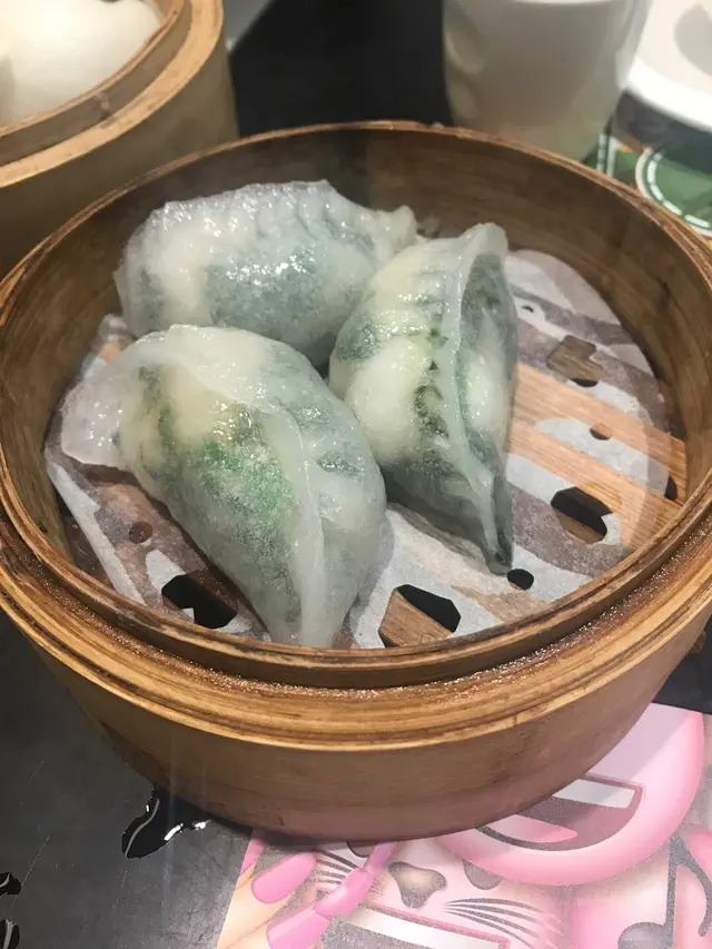鮮蝦菜苖餃
