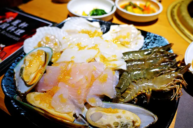 烤什錦海鮮拼盤