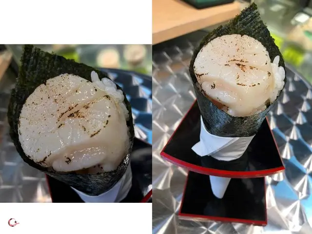 火灸牛油凡立貝手卷