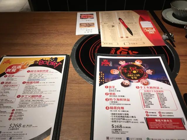 有散叫及兩個套餐可以選擇