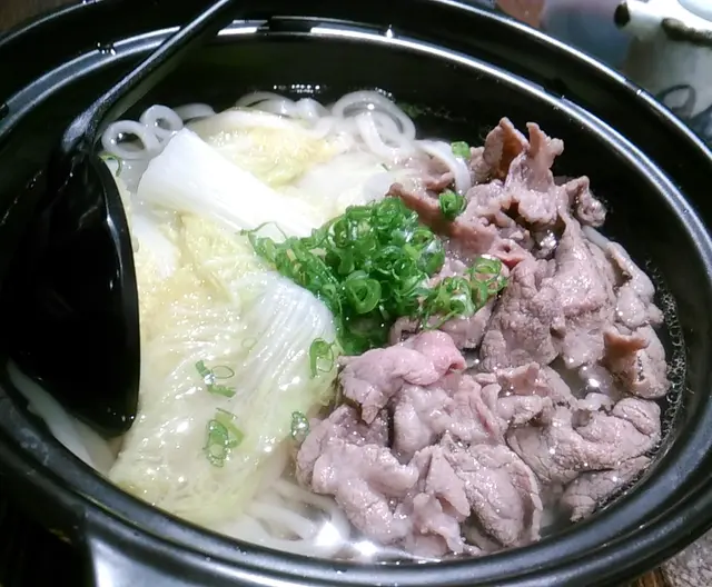 野菜牛肉鍋燒烏冬