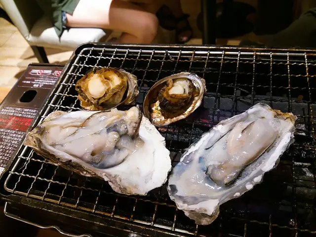 磯燒珍寶蠔、鮑魚