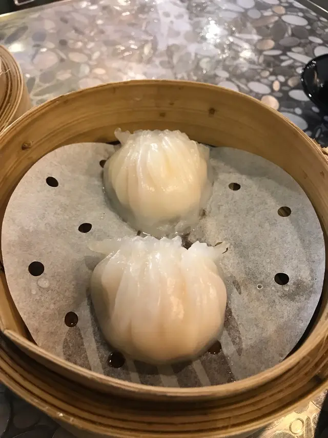 皮薄，蝦大粒，有蝦味