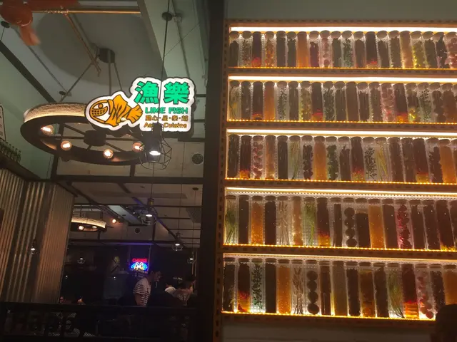 牆上以香料做裝飾