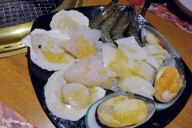 烤什錦海鮮拼盤