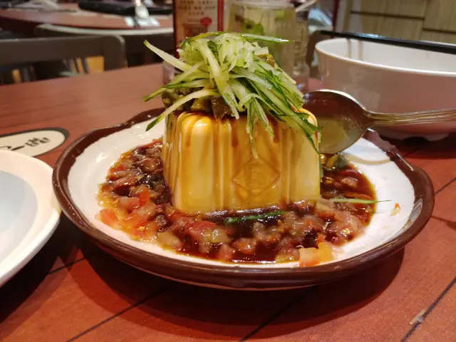 皮蛋凍豆腐