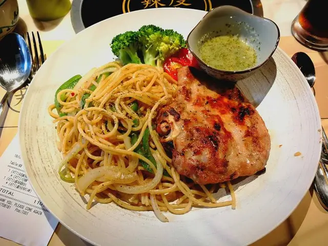 佢個意粉真係好好食 即炒既 個豬扒都OK