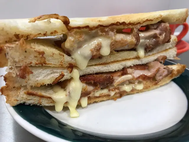 芝士味同雞扒出奇地夾，  無雪味，  芝士溶到漏，  正