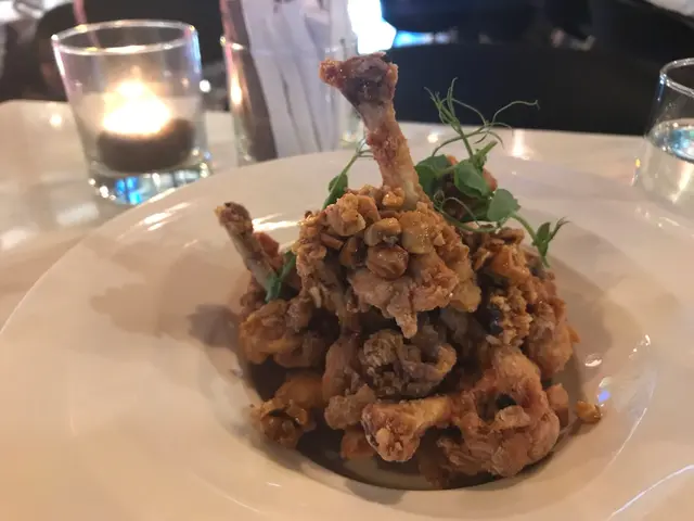 Pan  Roasted  Chicken  Lollipop  with  Selected  Sauce