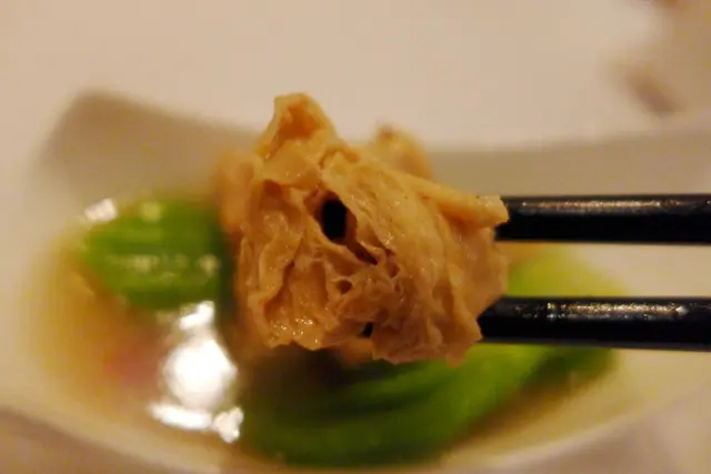 素千層浸芥菜膽