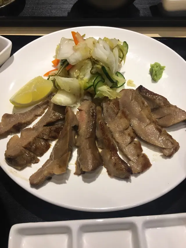 熟成招牌燒牛b脷定食