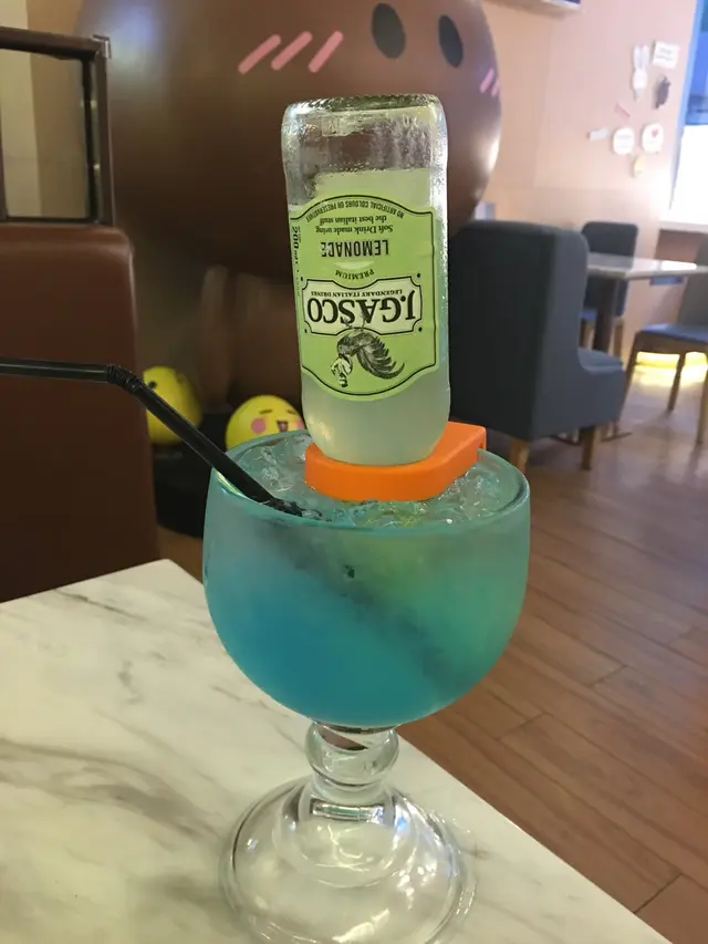 跟餐飲品 - 藍柑檸檬特飲