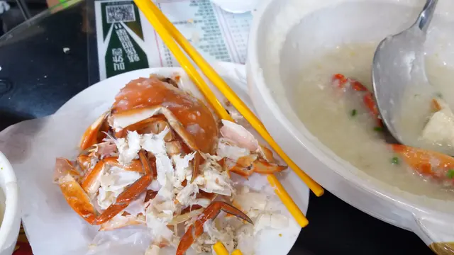 水蟹粥(細窩)