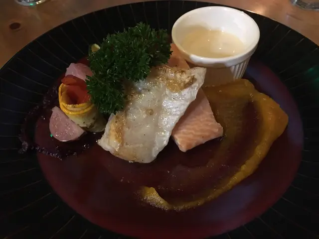 香煎鮟鱇魚及三文魚 (Monk Fish & Salmon Confit)