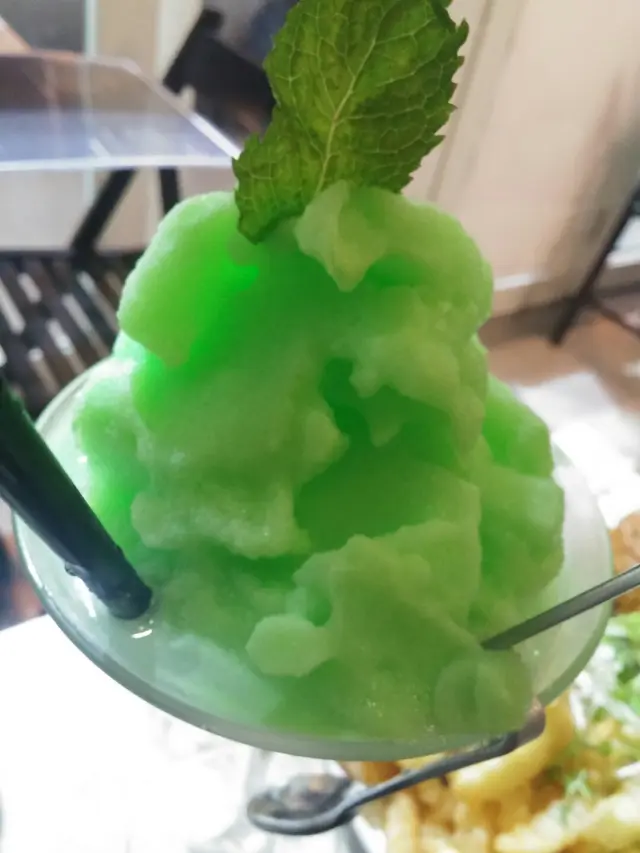 青蘋果冰沙